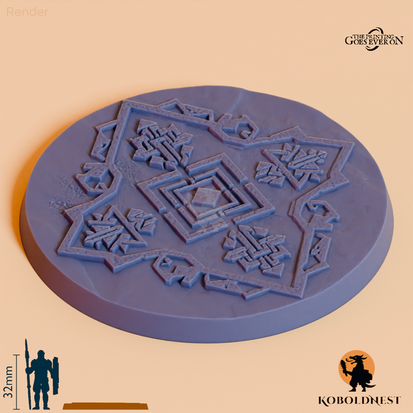 Minenzwerg-Kavallerie-Rundbase D