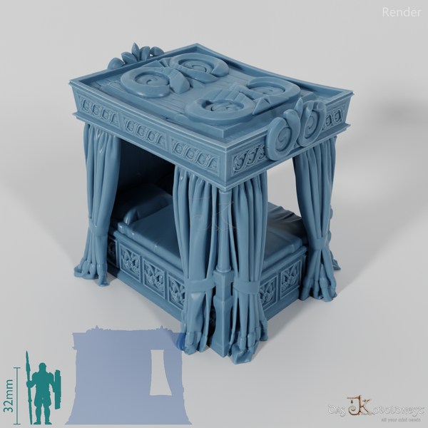 Bett - Prächtiges Himmelbett