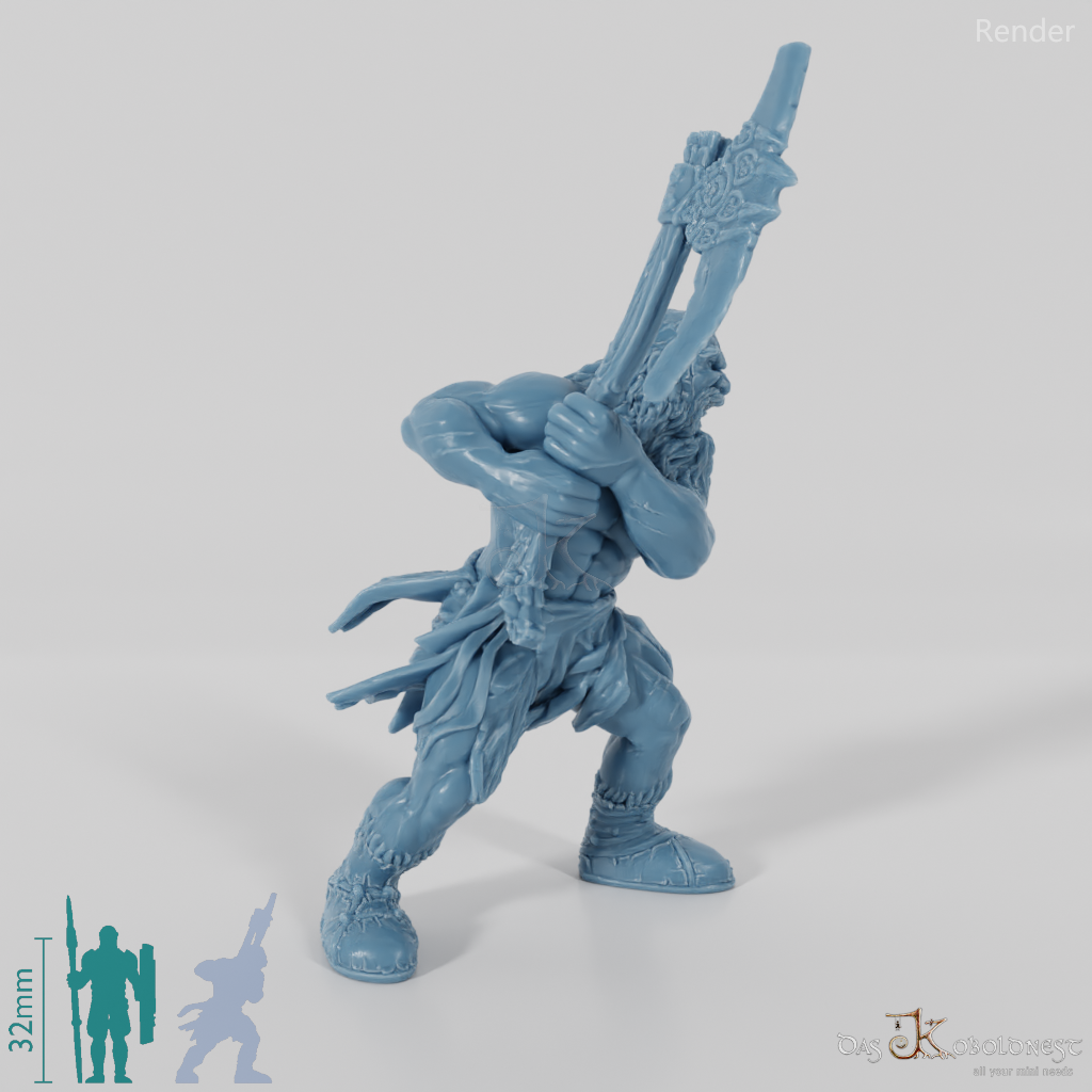 Nordischer Berserker mit Zweihandaxt