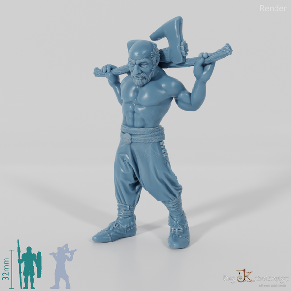 Nordischer Wasserträger, bewaffnet 2