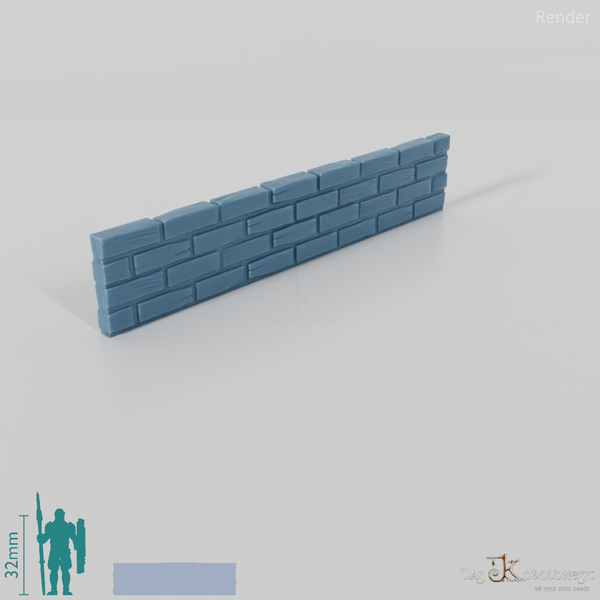 Halbling-Gartenmauer