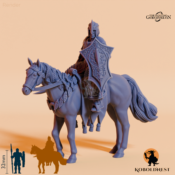 Lichtwald-Elf - Ritter C (Beritten)
