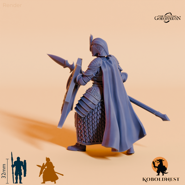 Lichtwald-Elf - Speerkämpfer C