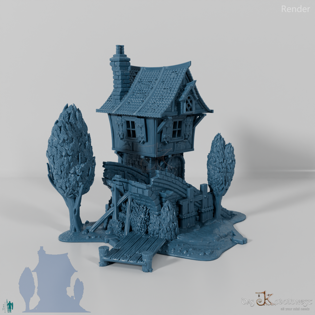 Medieval Town - Broken Bridge House