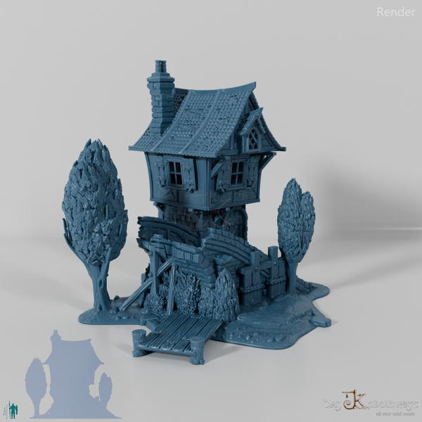 Medieval Town - Broken Bridge House