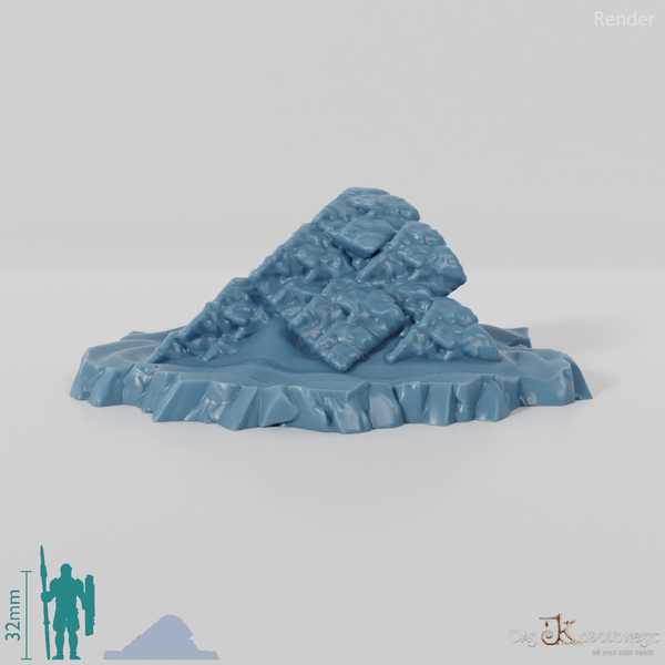 Versunkene Tempelüberreste