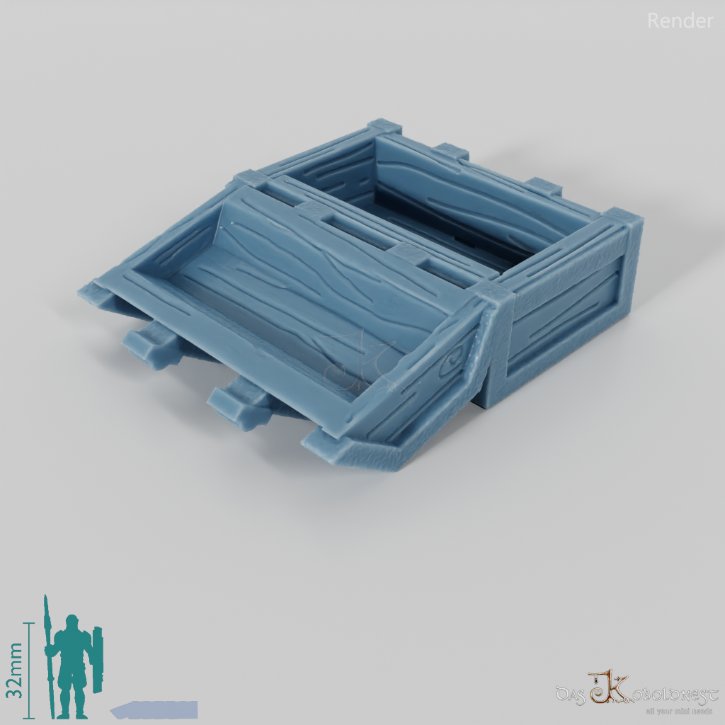 Truhe - Aufgebrochene Truhe 03