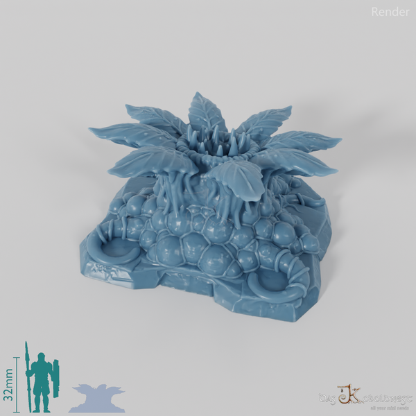 Gezahnte fleischfressende Pflanze