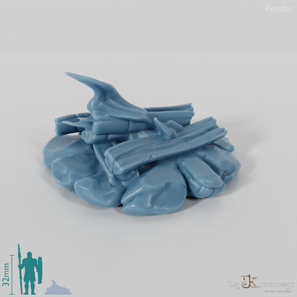 Lagerfeuer - Niedriges brennendes Lagerfeuer