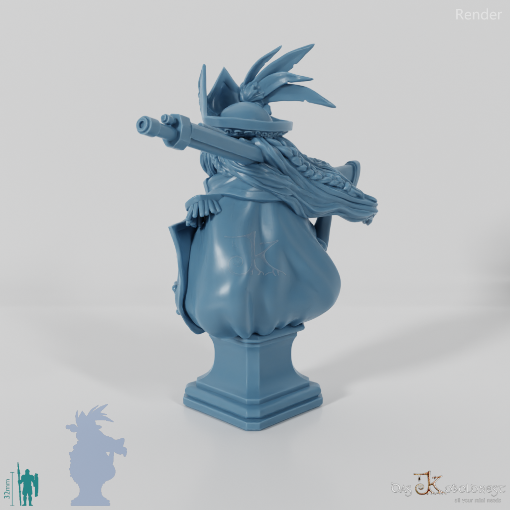 Büste - Piratenkapitänin