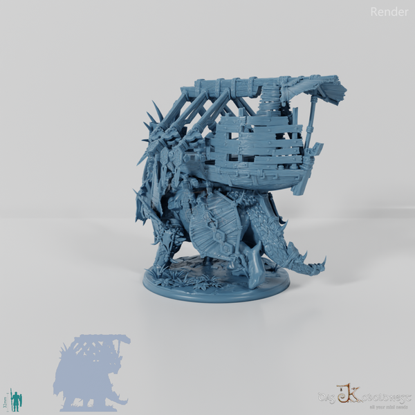 Brutaceratops C mit Rückenplattform