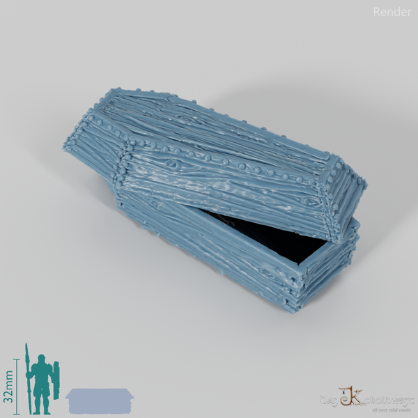 Sarg - Grober Holzsarg A1