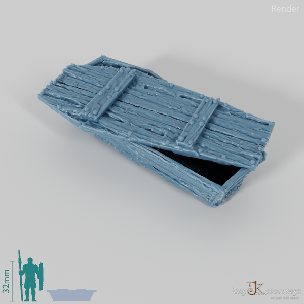 Sarg - Grober Holzsarg A4