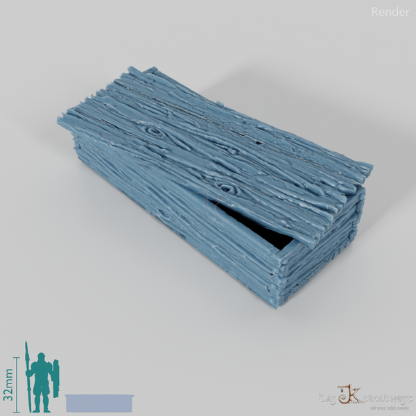 Sarg - Grober Holzsarg B1