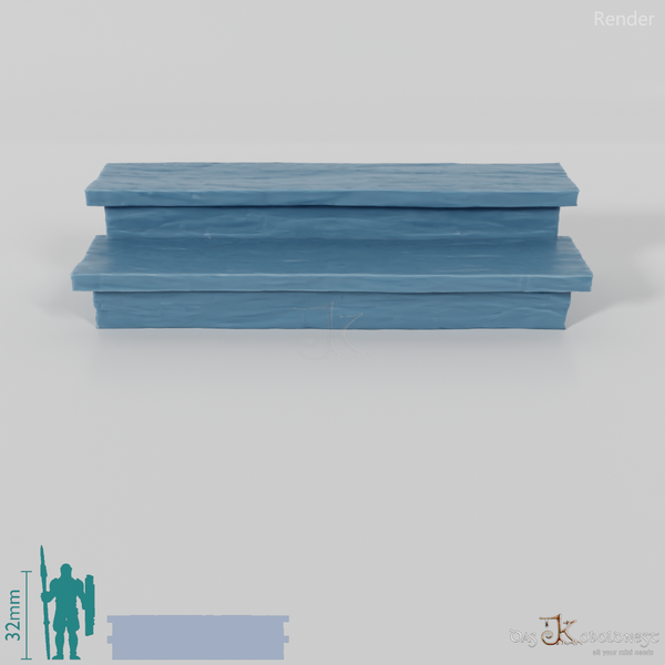 Treppe - Große Holzstufen