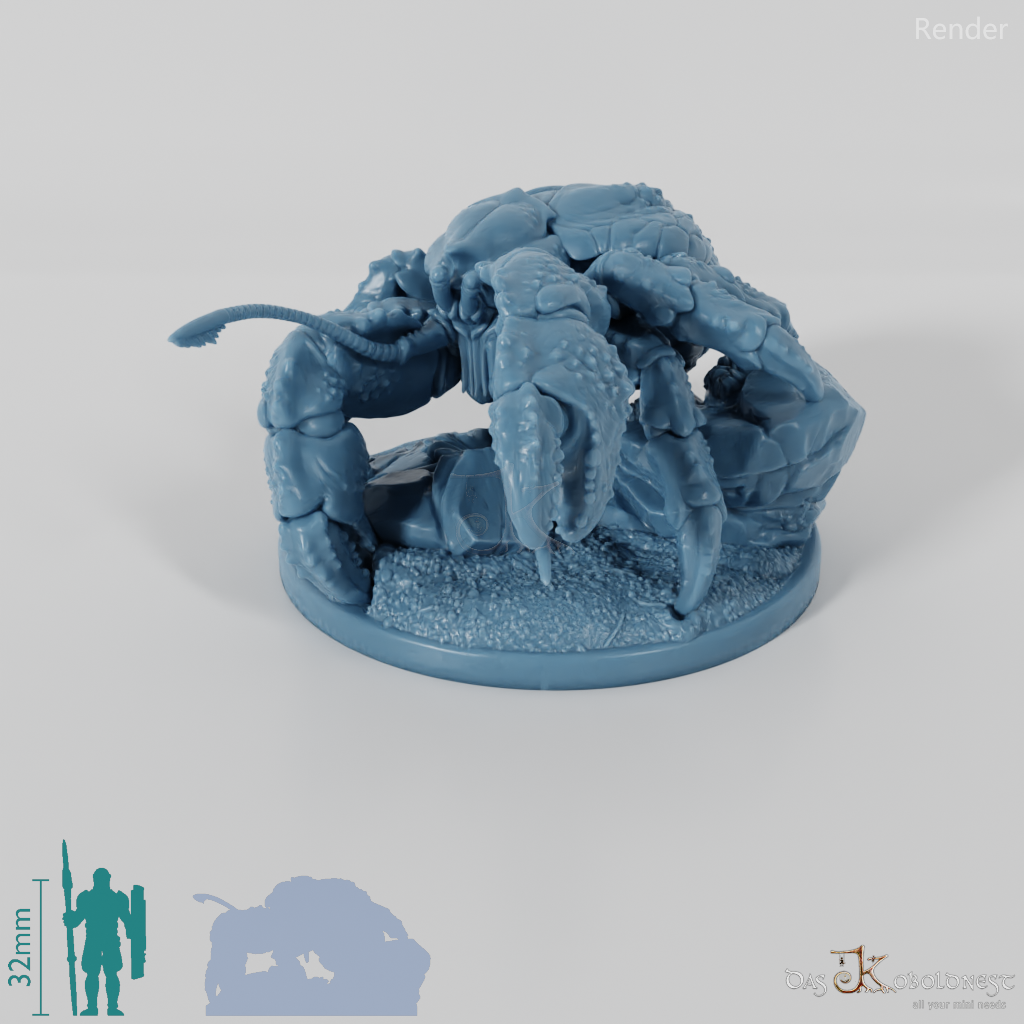 Scissorlock, gepanzerte Riesenkrabbe