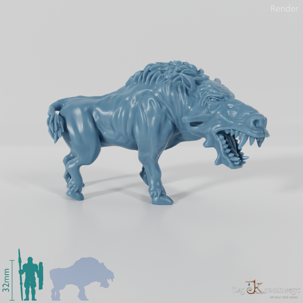 Daeodon 02 - StoneAxe Miniatures