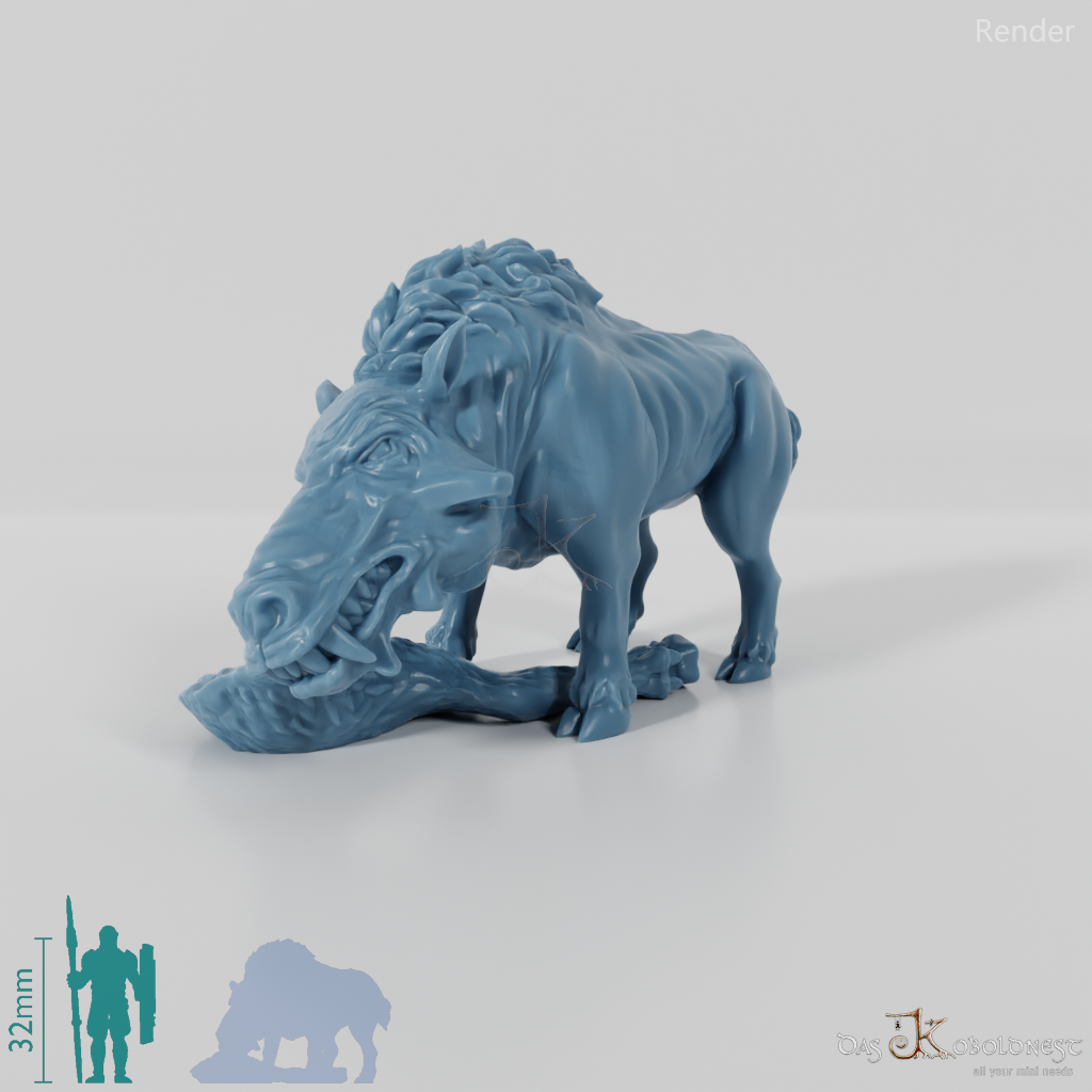 Daeodon 03 - StoneAxe Miniatures