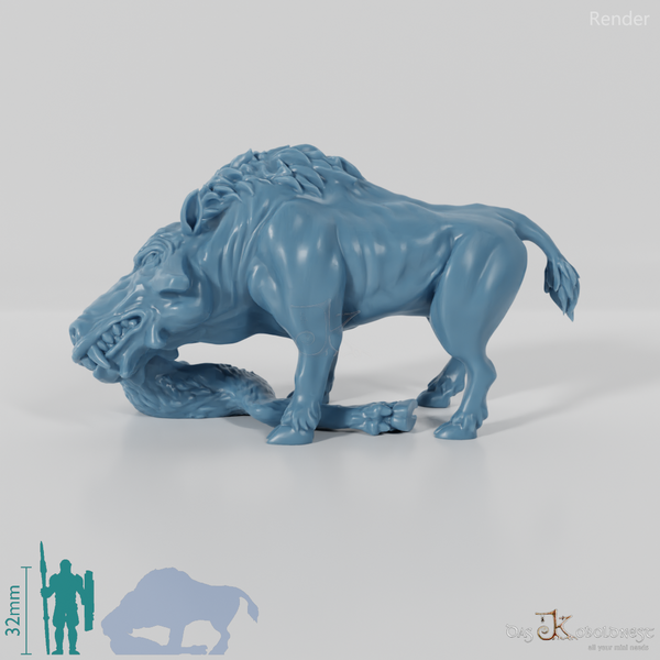 Daeodon 03 - StoneAxe Miniatures