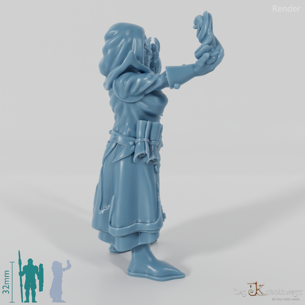 Dunkelelfen-Zauberwirkerin