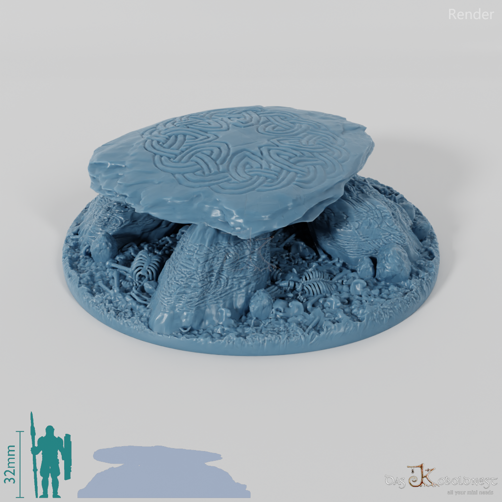 Kleiner Ritualkreis des Tiefenwalds - Zentraler Ritualstein