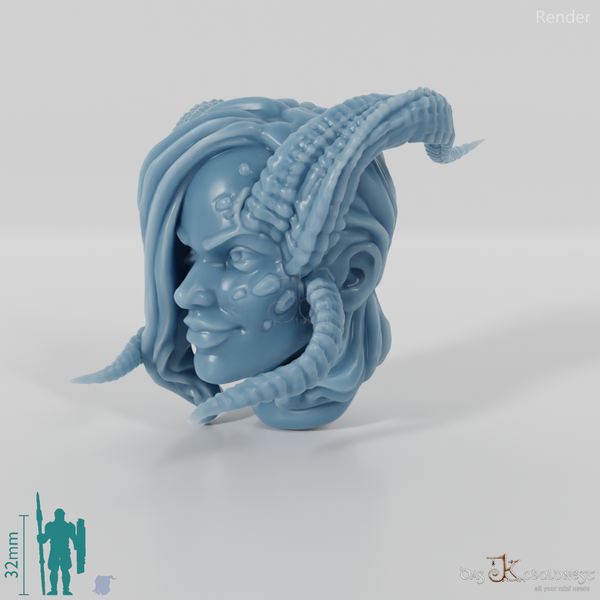 Frauenkopf - Dämonin 1