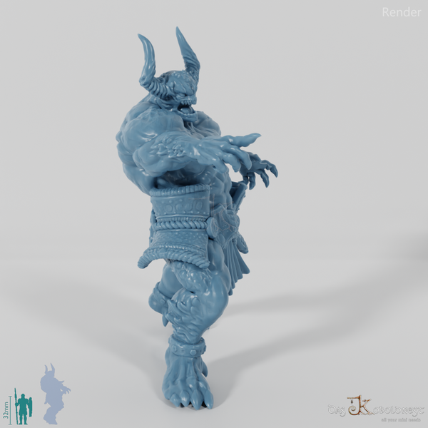 Grobschlächtiger Flammendämon 03