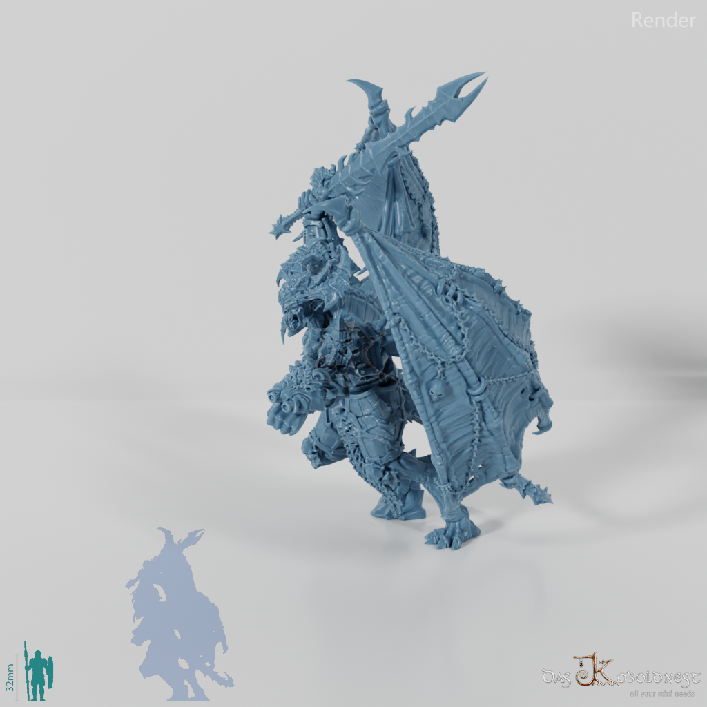 Void Horrors - Gladiator Demon Lord mit Schwert und Blaster