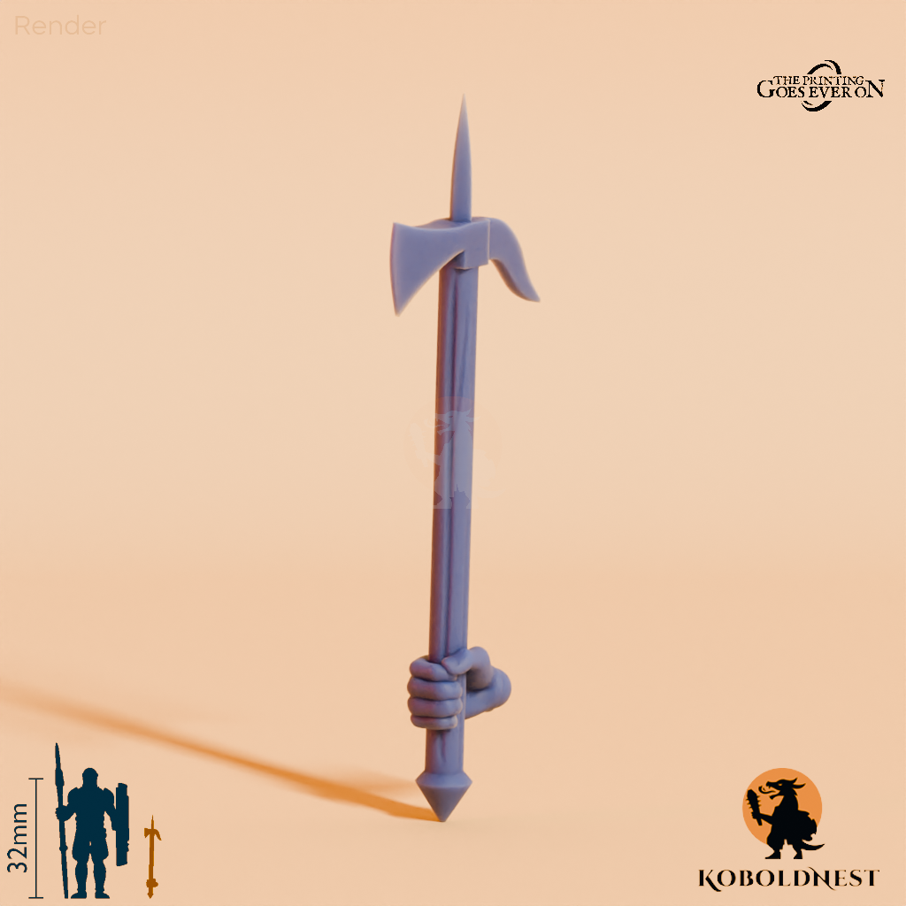Wüstenclan-Axt D mit Hand
