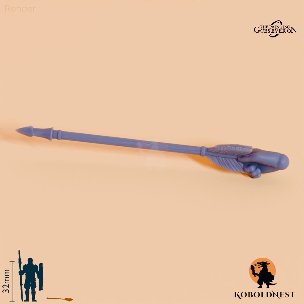 Wüstenclan-Pfeil, Daumengriff