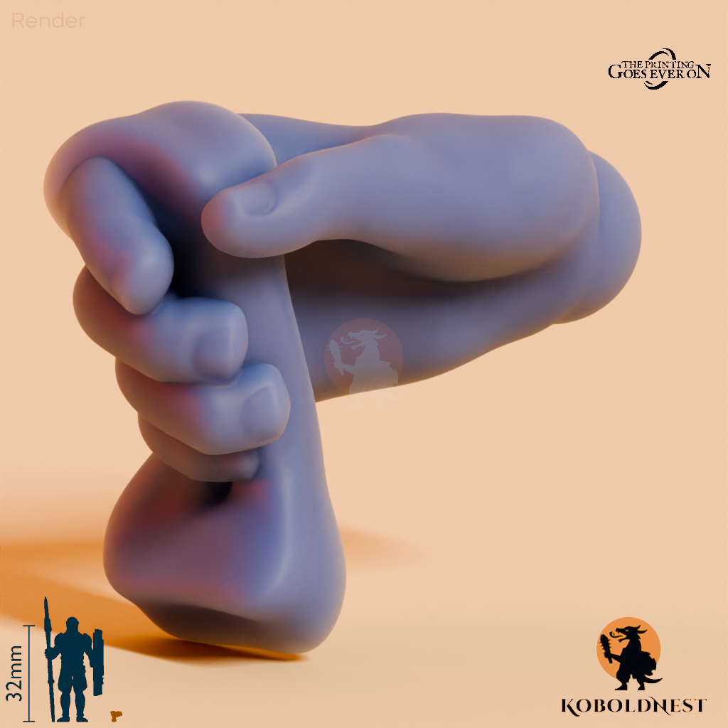 Wüstenclan-Hand mit Zügeln