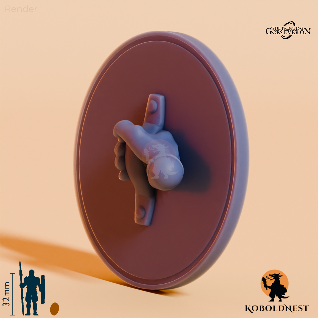 Wüstenclan-Schild C mit Hand