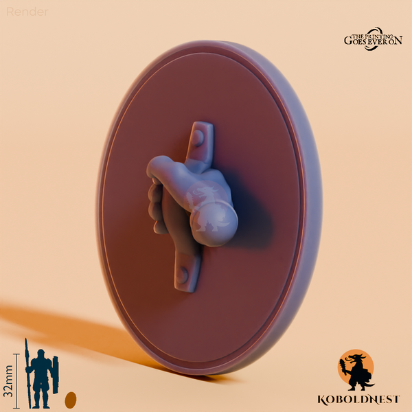 Wüstenclan-Schild C mit Hand