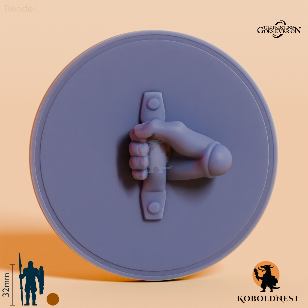 Wüstenclan-Schild C mit Hand