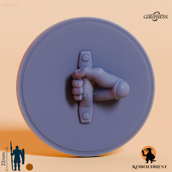Wüstenclan-Schild C mit Hand
