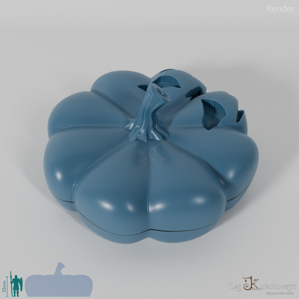 Würfelbox - Halloweenkürbis