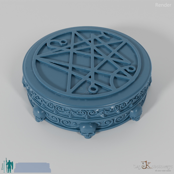 Würfelbox - Okkulte Symbole