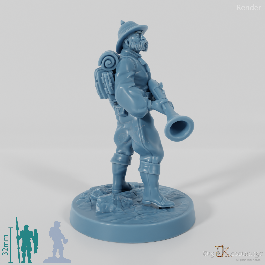 Anson Boulderblast, Großwildjäger