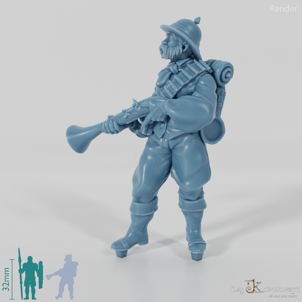 Anson Boulderblast, Großwildjäger