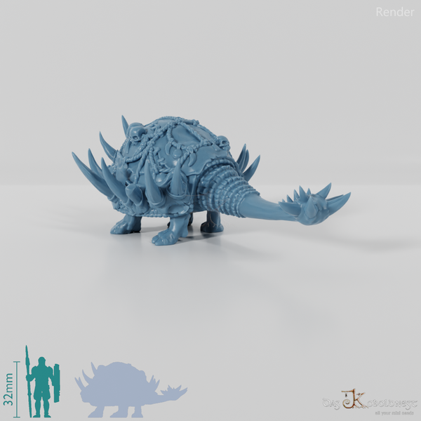 Gerüsteter Doedicurus