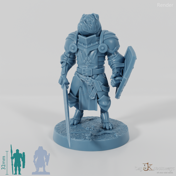 Hundevolk-Ritter - Englische Bulldogge