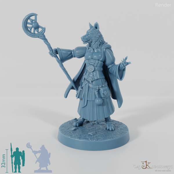 Hundevolk-Magierin - Border Collie