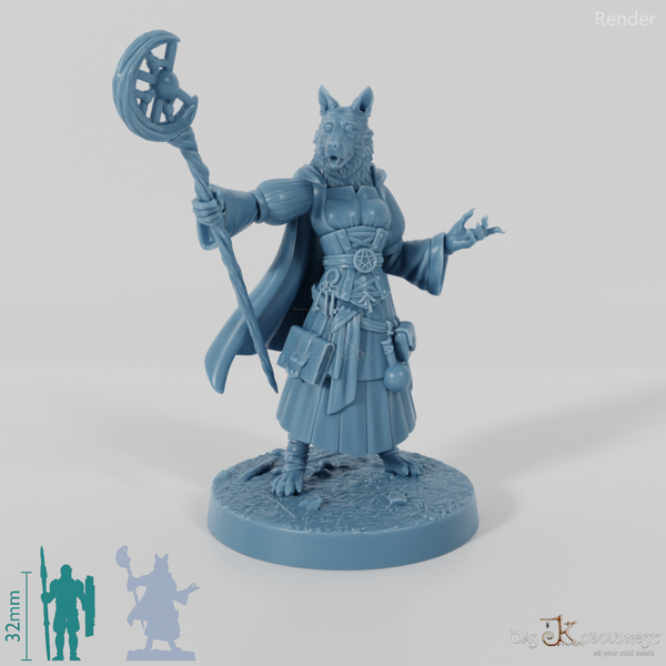 Hundevolk-Magierin - Border Collie