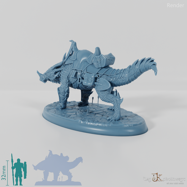 Kriegsdrache - Gesattelt 01