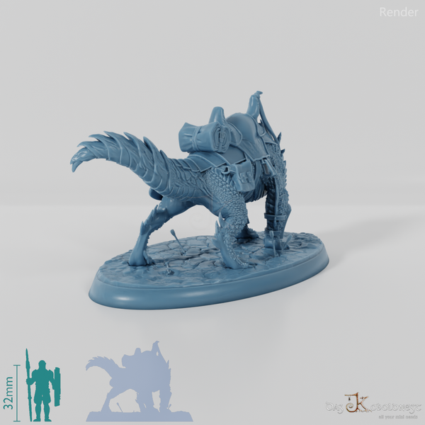 Kriegsdrache - Gesattelt 01