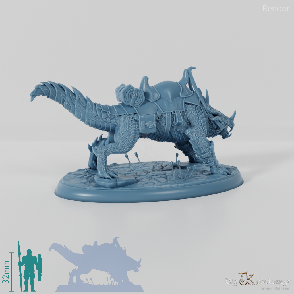 Kriegsdrache - Gesattelt 02