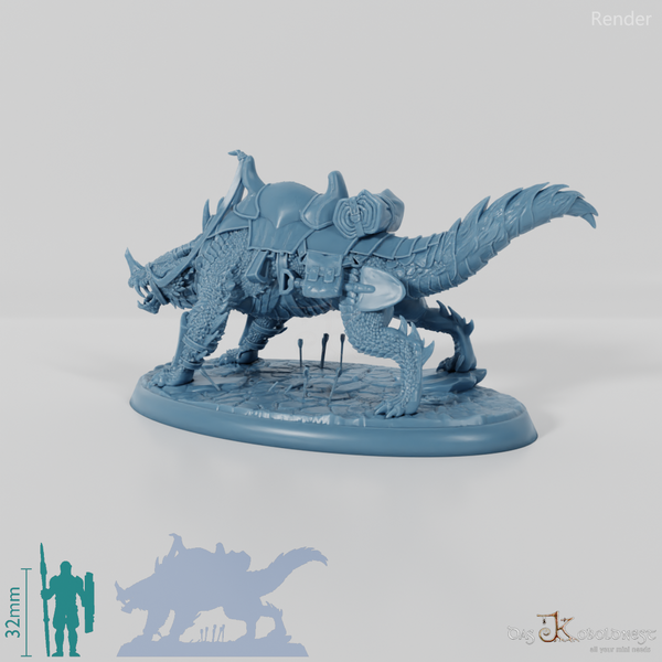 Kriegsdrache - Gesattelt 02