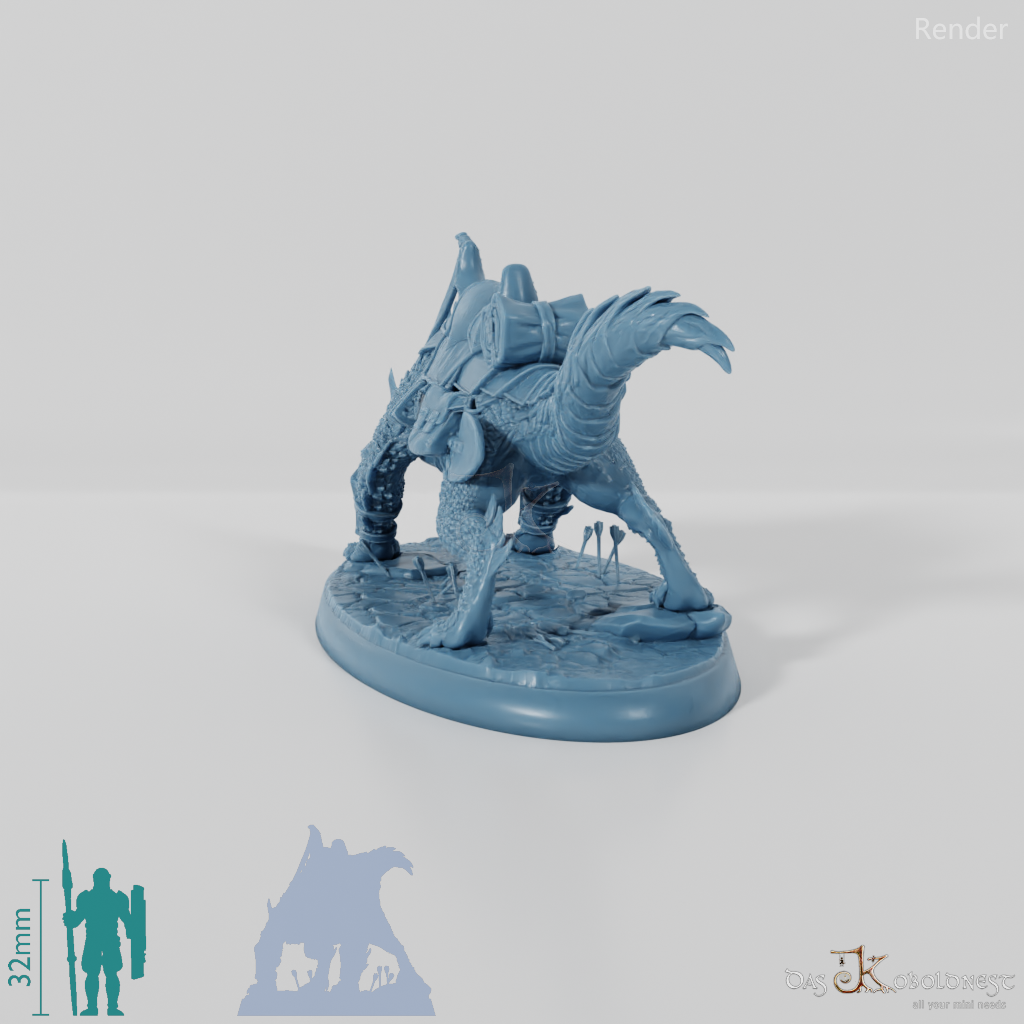 Kriegsdrache - Gesattelt 02