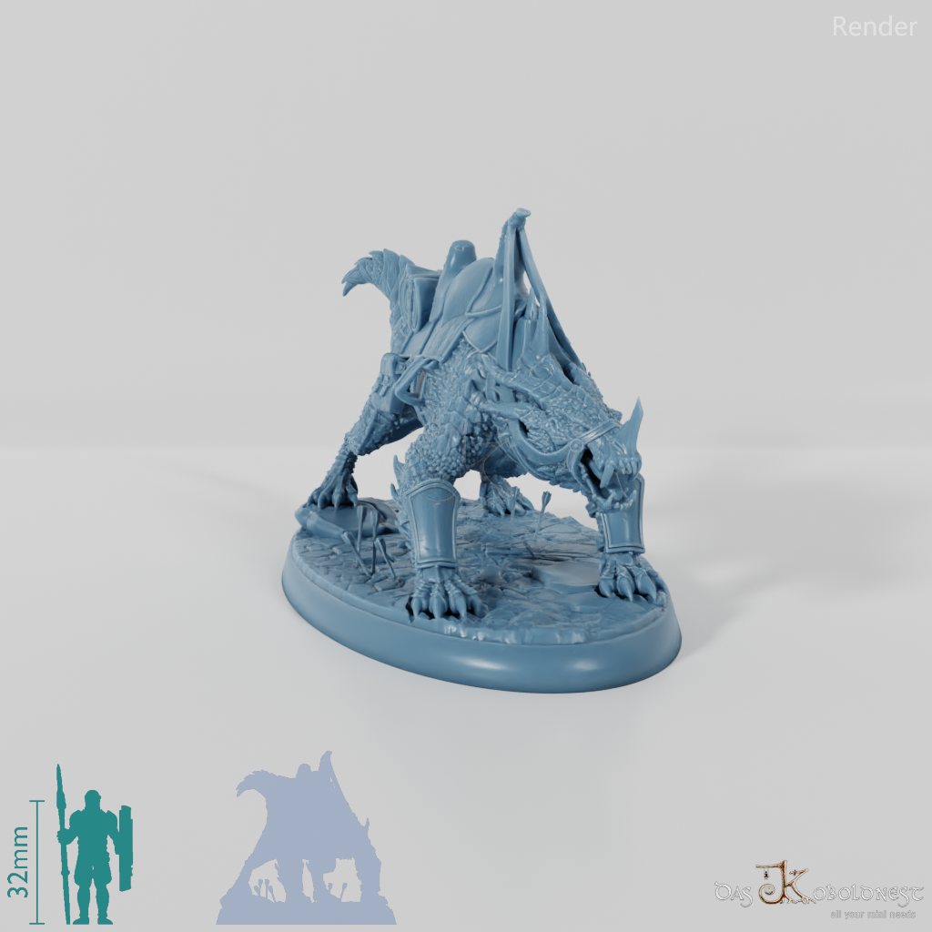 Kriegsdrache - Gesattelt 02