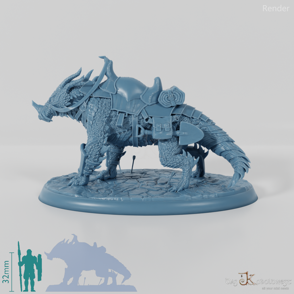 Kriegsdrache - Gesattelt 03